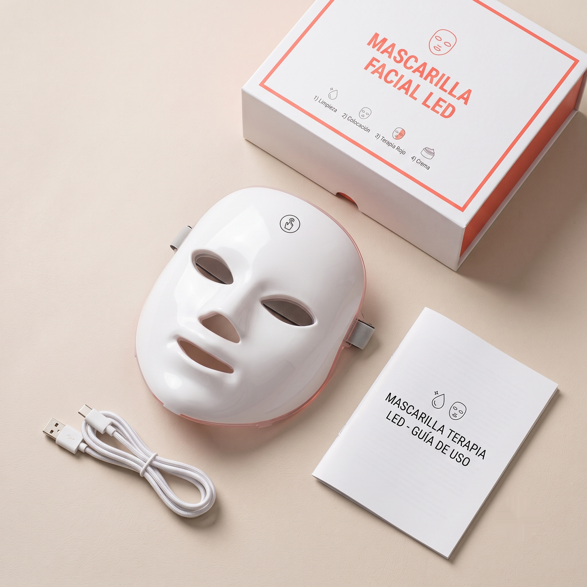 Mascarilla Facial LED Inteligente